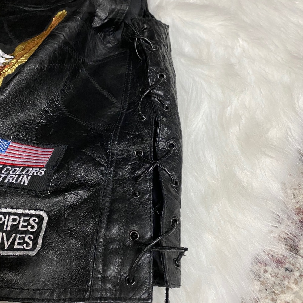 Rebel Ryder The Collection Leather Vest View 3
